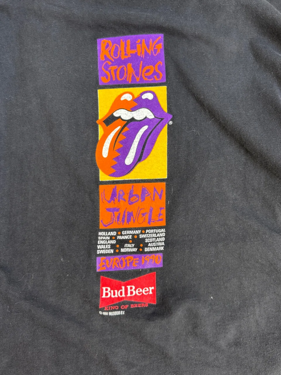 1990 Rolling Stones Urban Jungle Single Stitch Tee