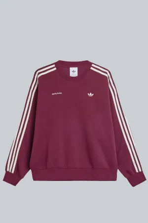 ADIDAS X SPORTY AND RICH SWEATSHIRT MAROON