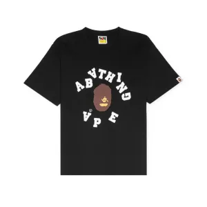 Bape Broken College T-shirt Black