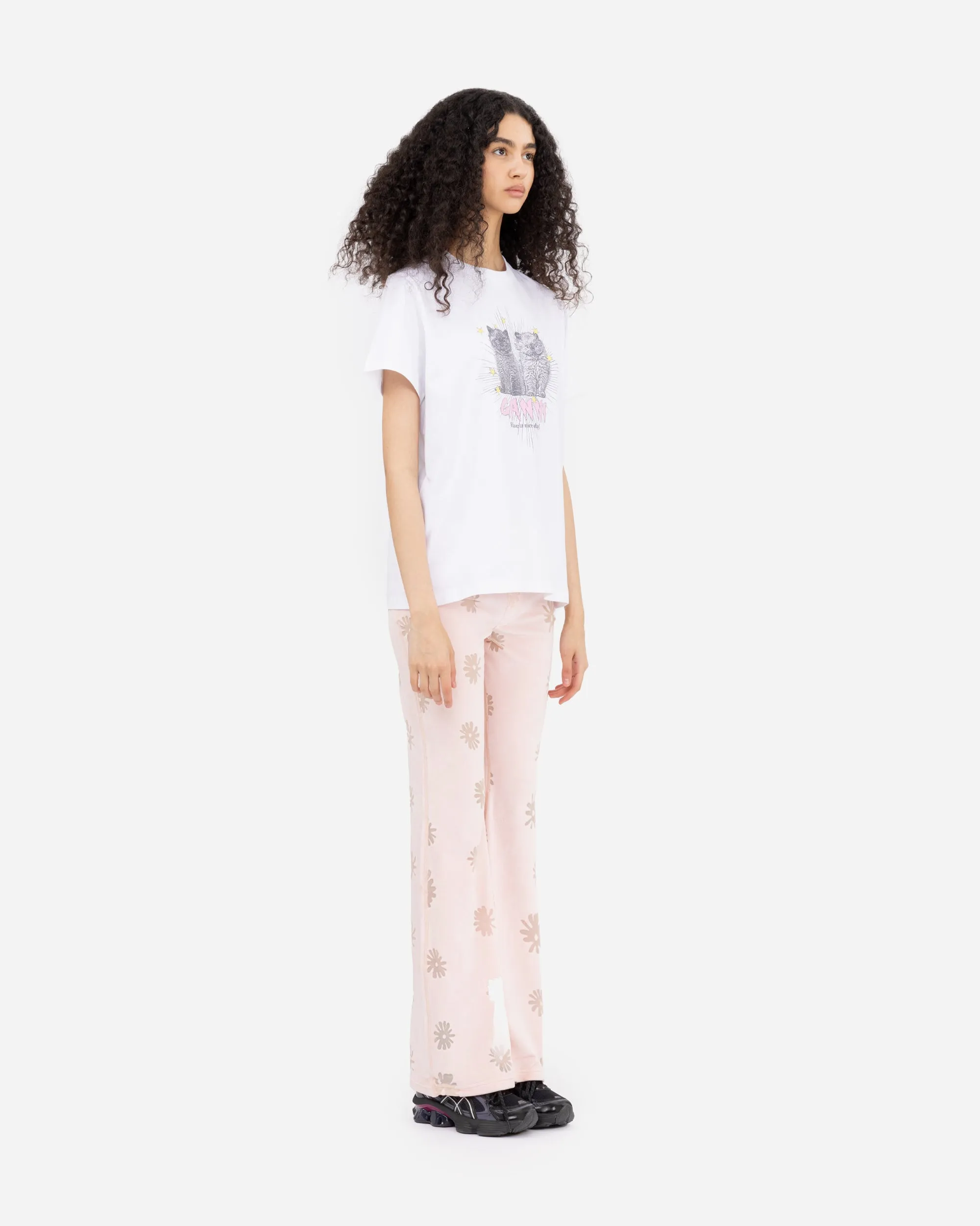 Basic Jersey Kittens Relaxed T-shirt