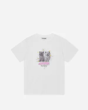 Basic Jersey Kittens Relaxed T-shirt