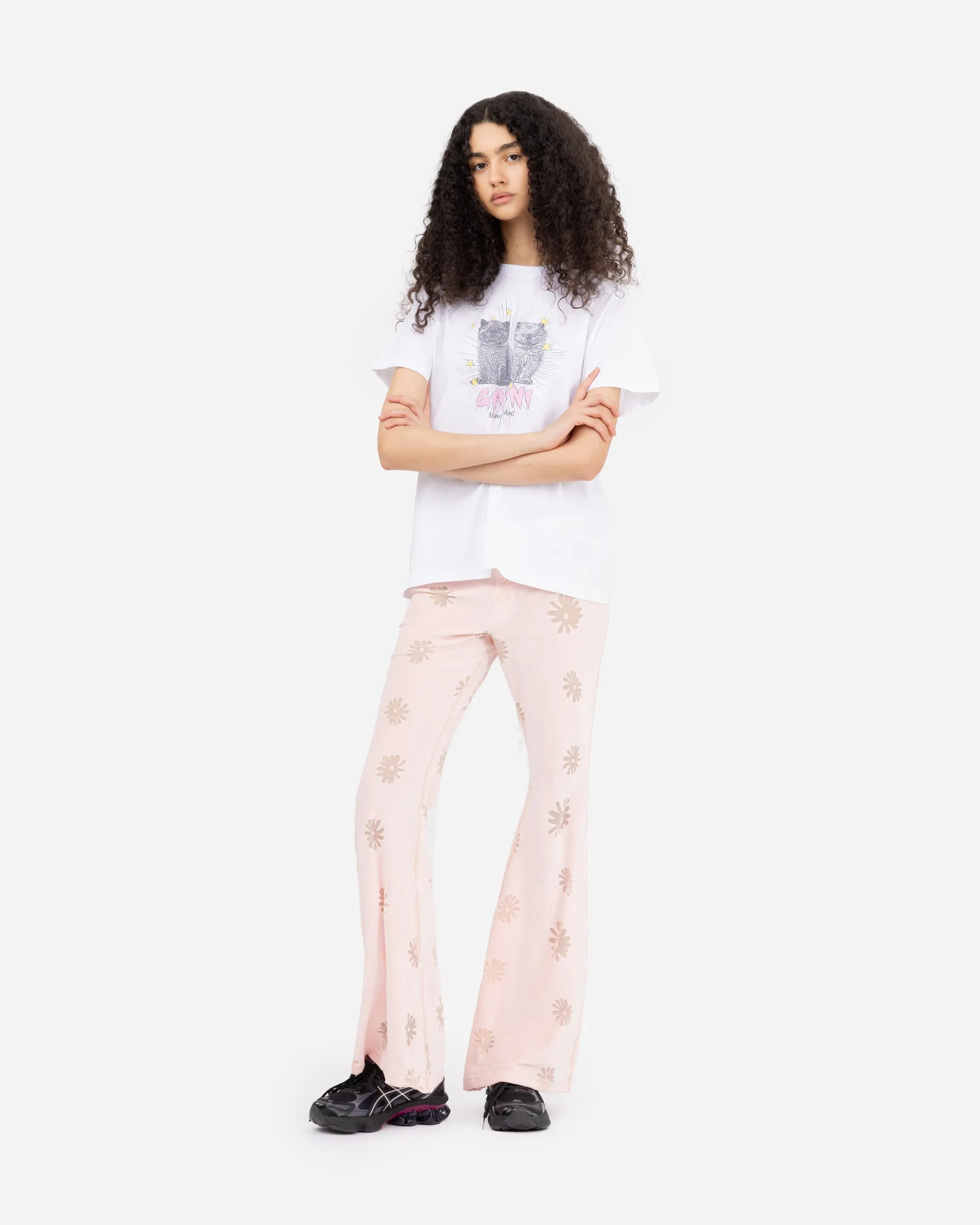 Basic Jersey Kittens Relaxed T-shirt