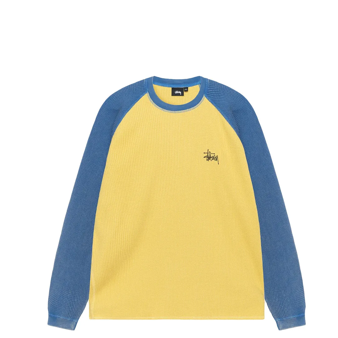 BASIC STUSSY THERMAL 2 TONE YELLOW/BLUE