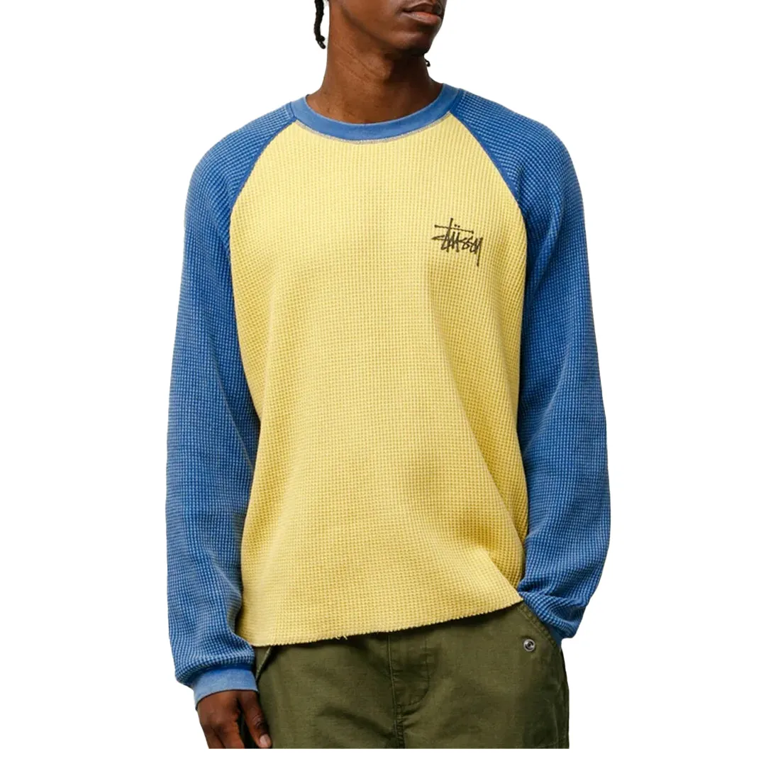 BASIC STUSSY THERMAL 2 TONE YELLOW/BLUE