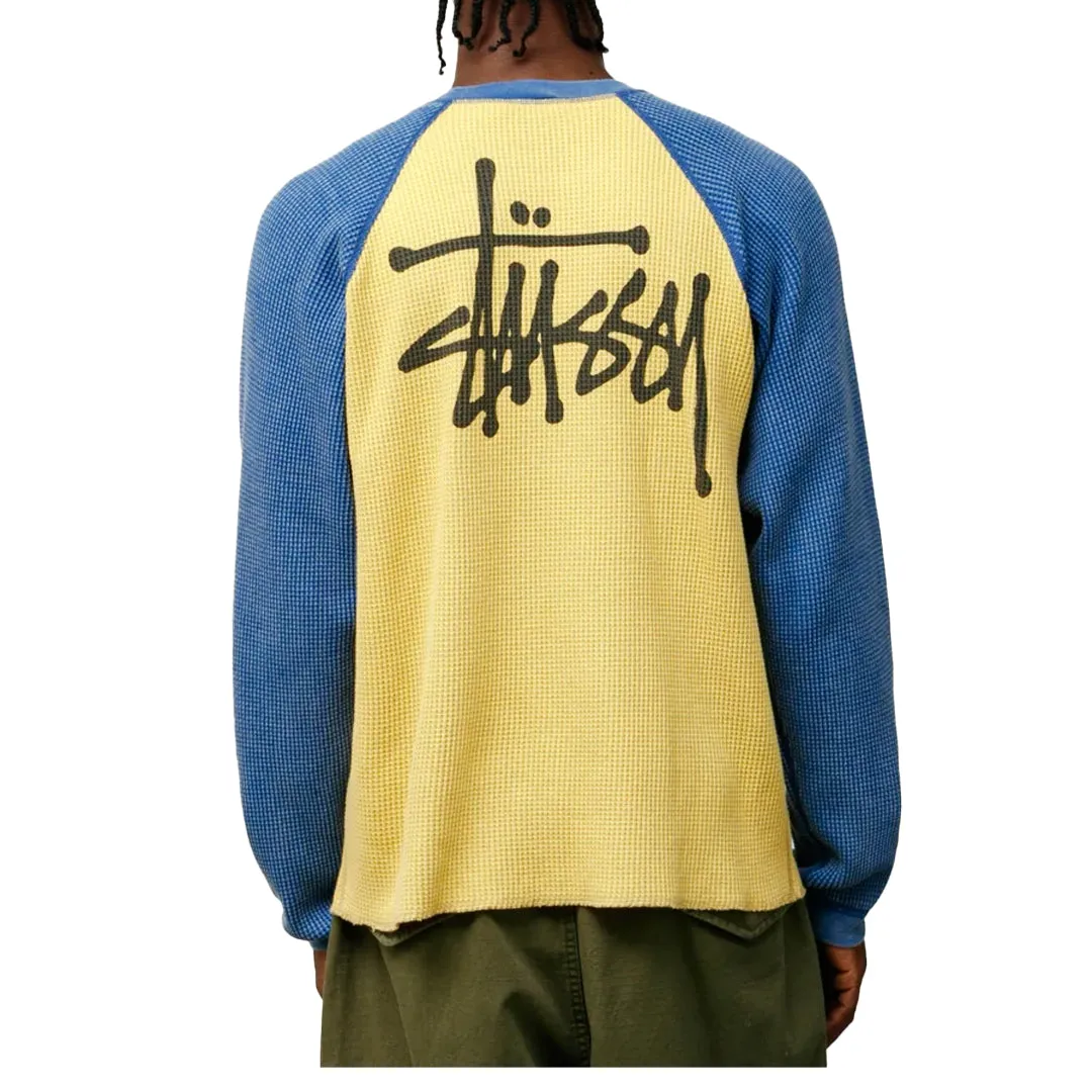 BASIC STUSSY THERMAL 2 TONE YELLOW/BLUE