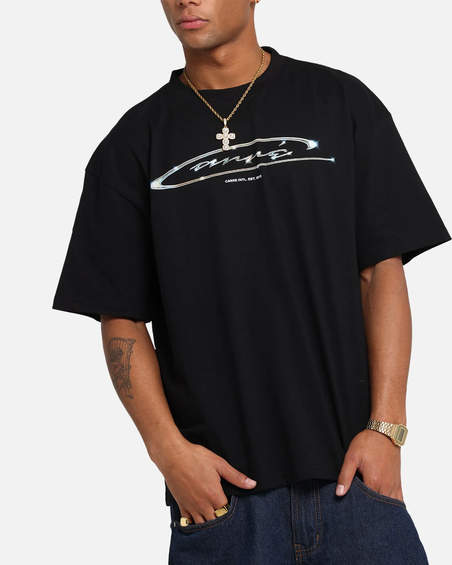 Carre Cold Shine T-Shirt Black