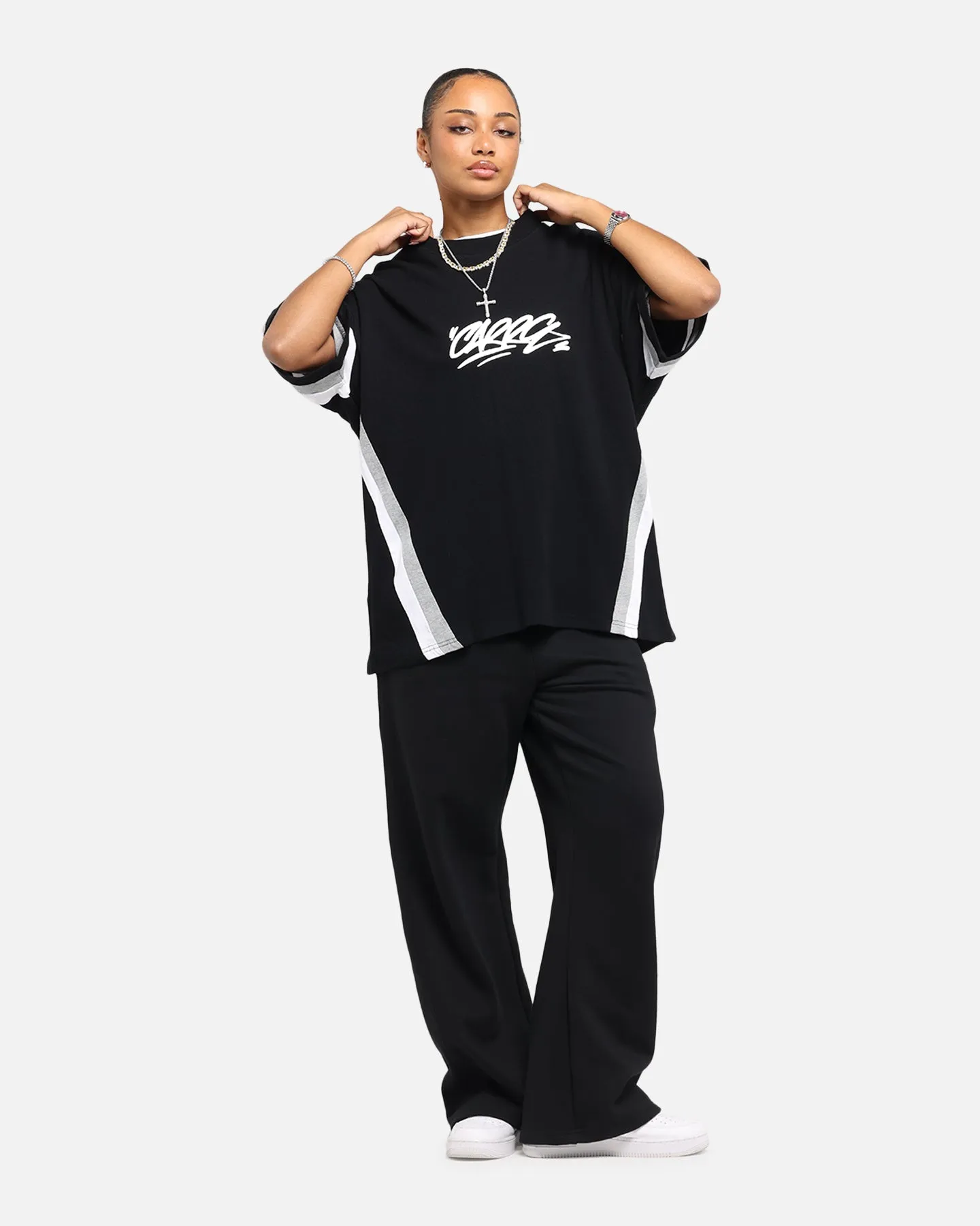 Carre Graffiti Waffle T-Shirt Black