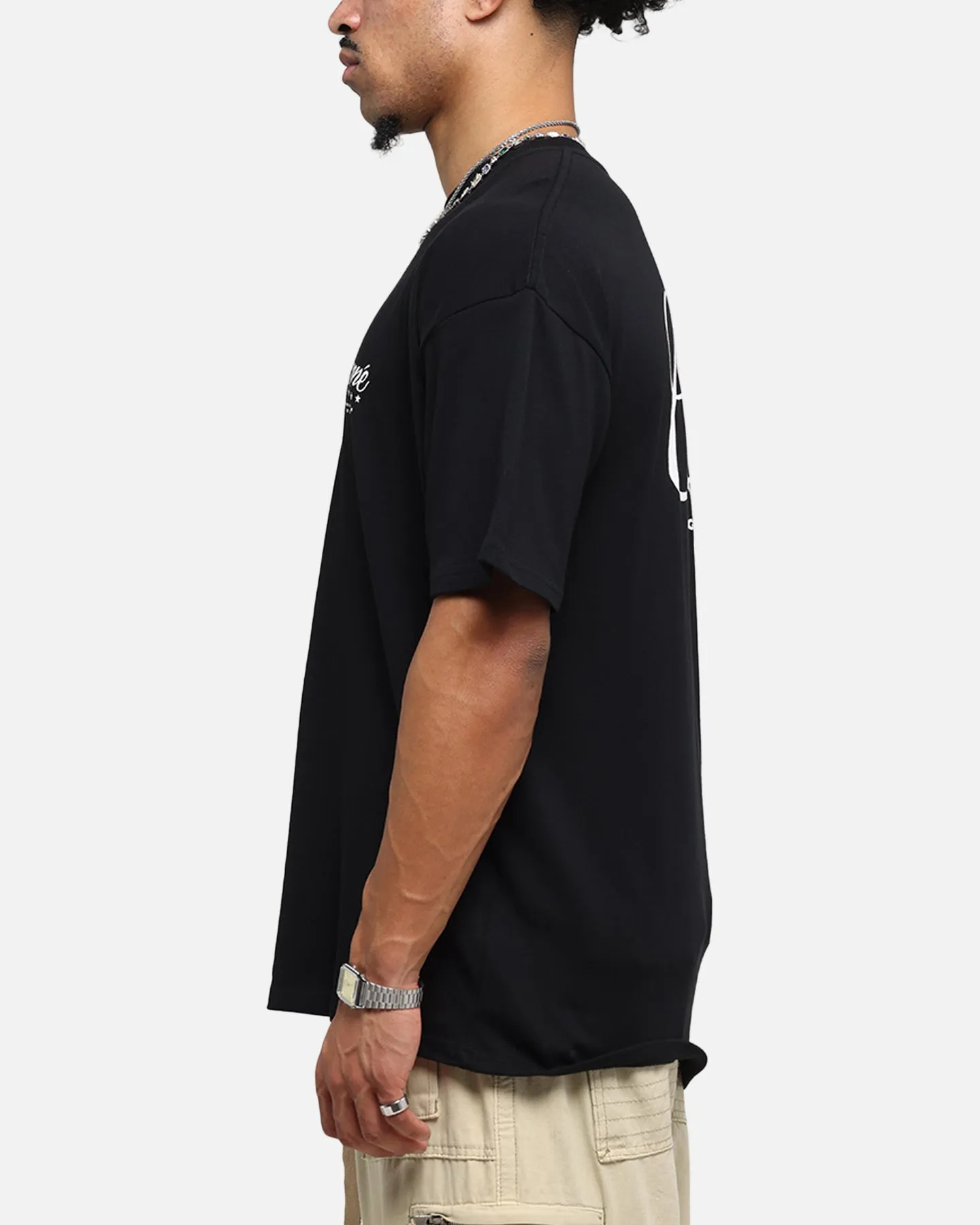 Carre Script T-Shirt Black