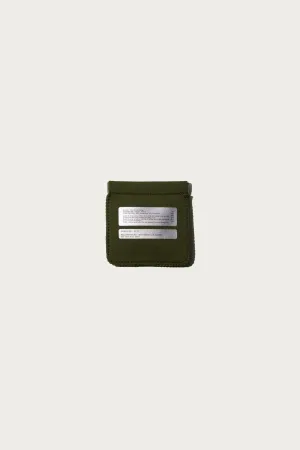 Coin Card Holder - Olive/Yellow