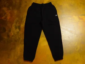 Crew Embroidered Relaxed Track Pant - Black