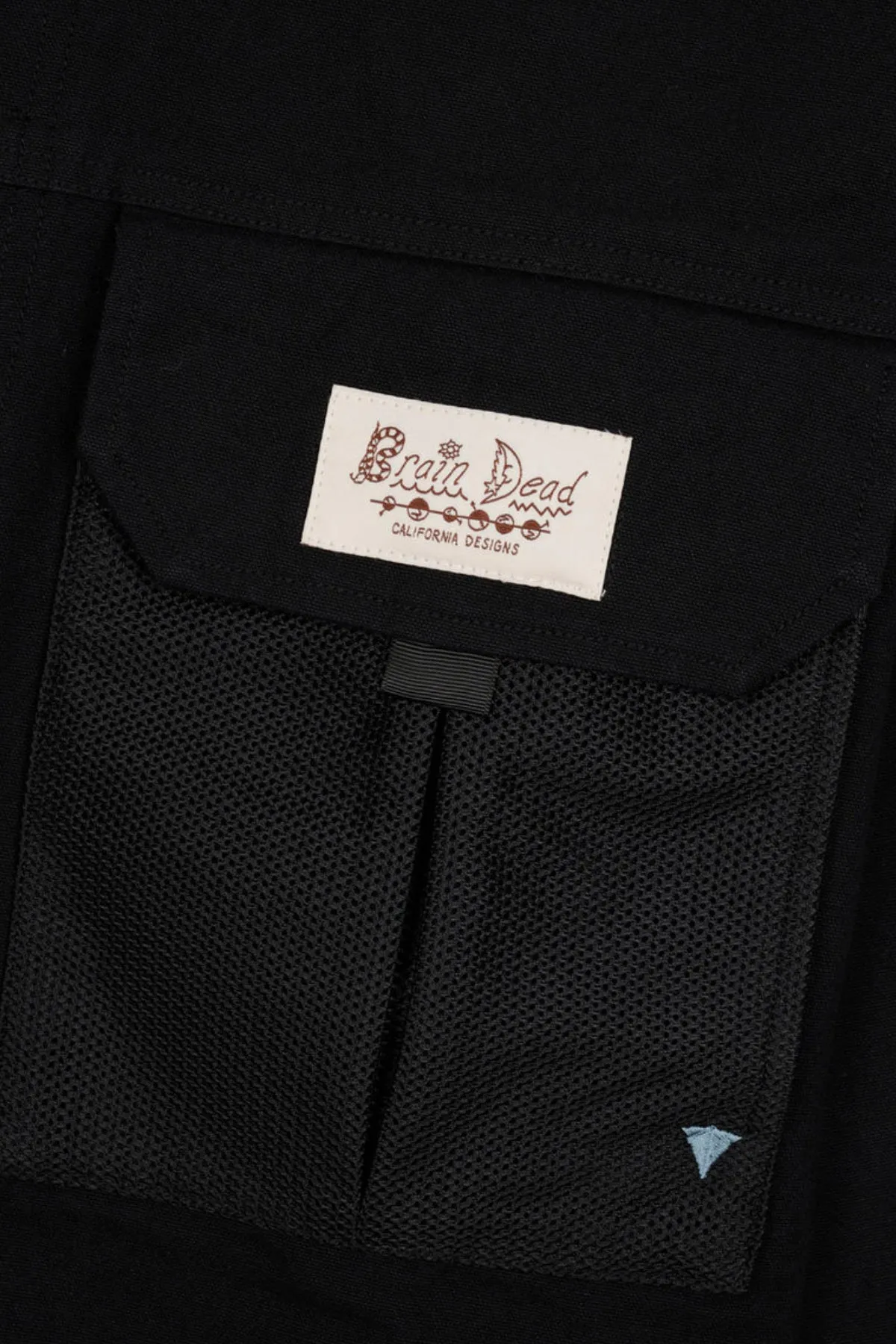 Cropped Chore Jacket - Black