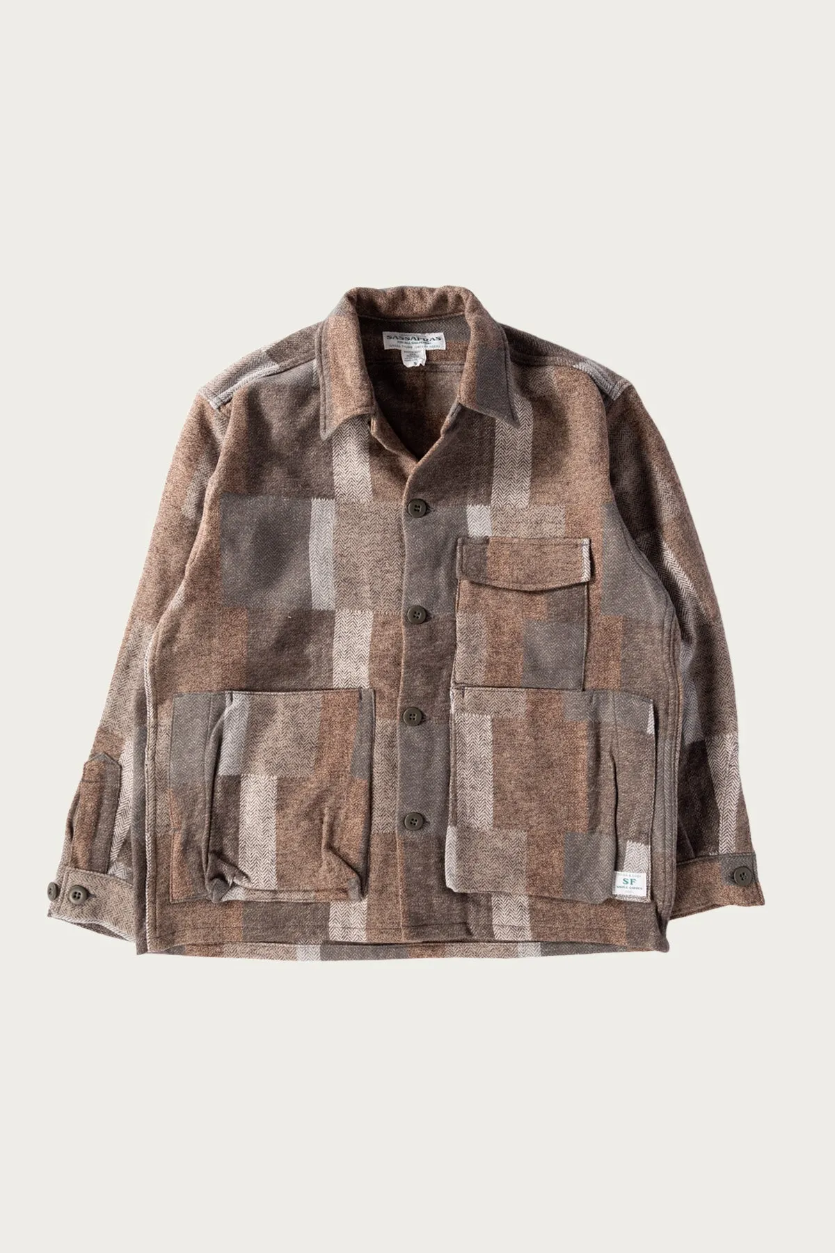 Digs Crew Half - Beige/Brown