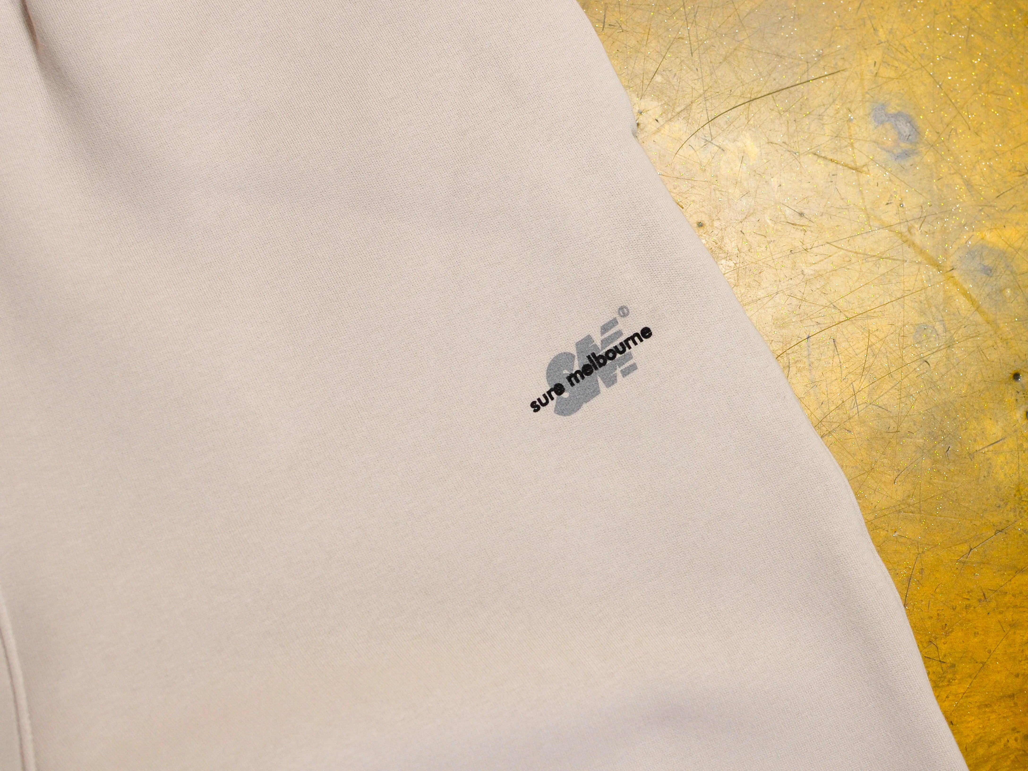 Droor SM Relaxed Track Pant - Ecru