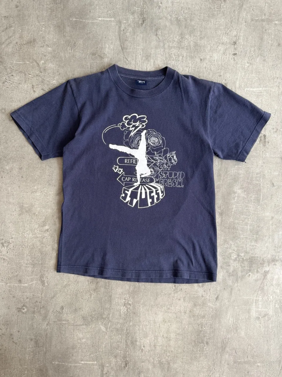 Early 2000s Stussy Breakdance Washed Tee