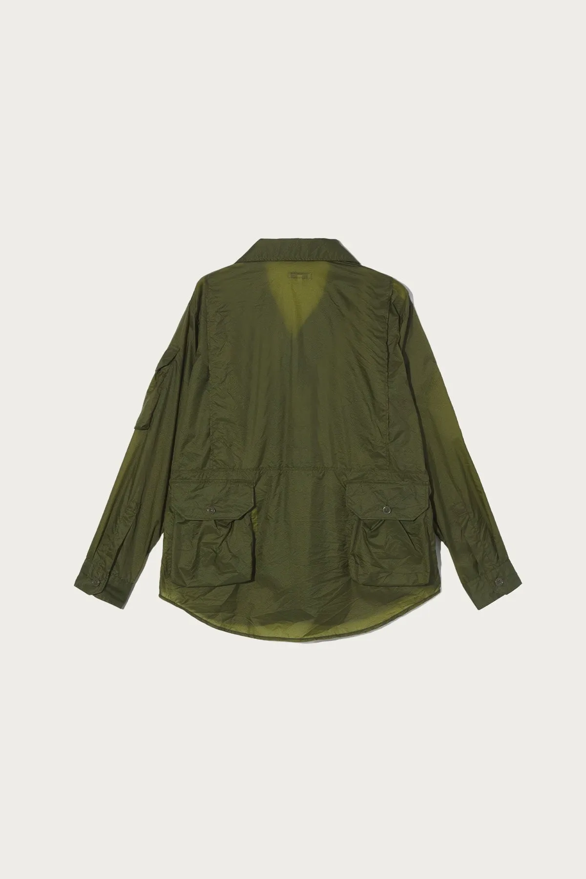 Explorer Shirt Jacket - Olive Nylon Micro Ripstop