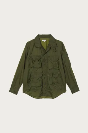 Explorer Shirt Jacket - Olive Nylon Micro Ripstop
