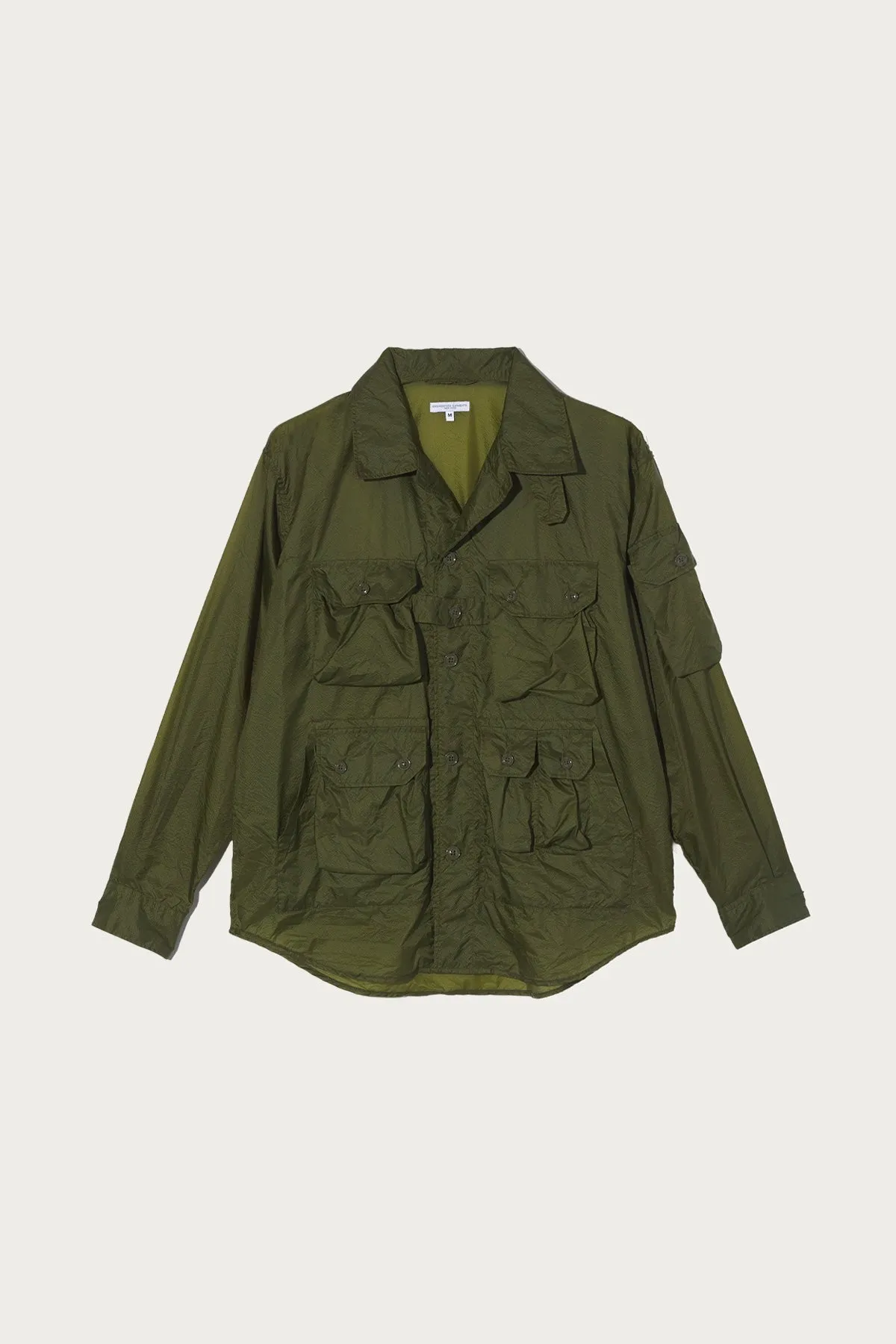 Explorer Shirt Jacket - Olive Nylon Micro Ripstop