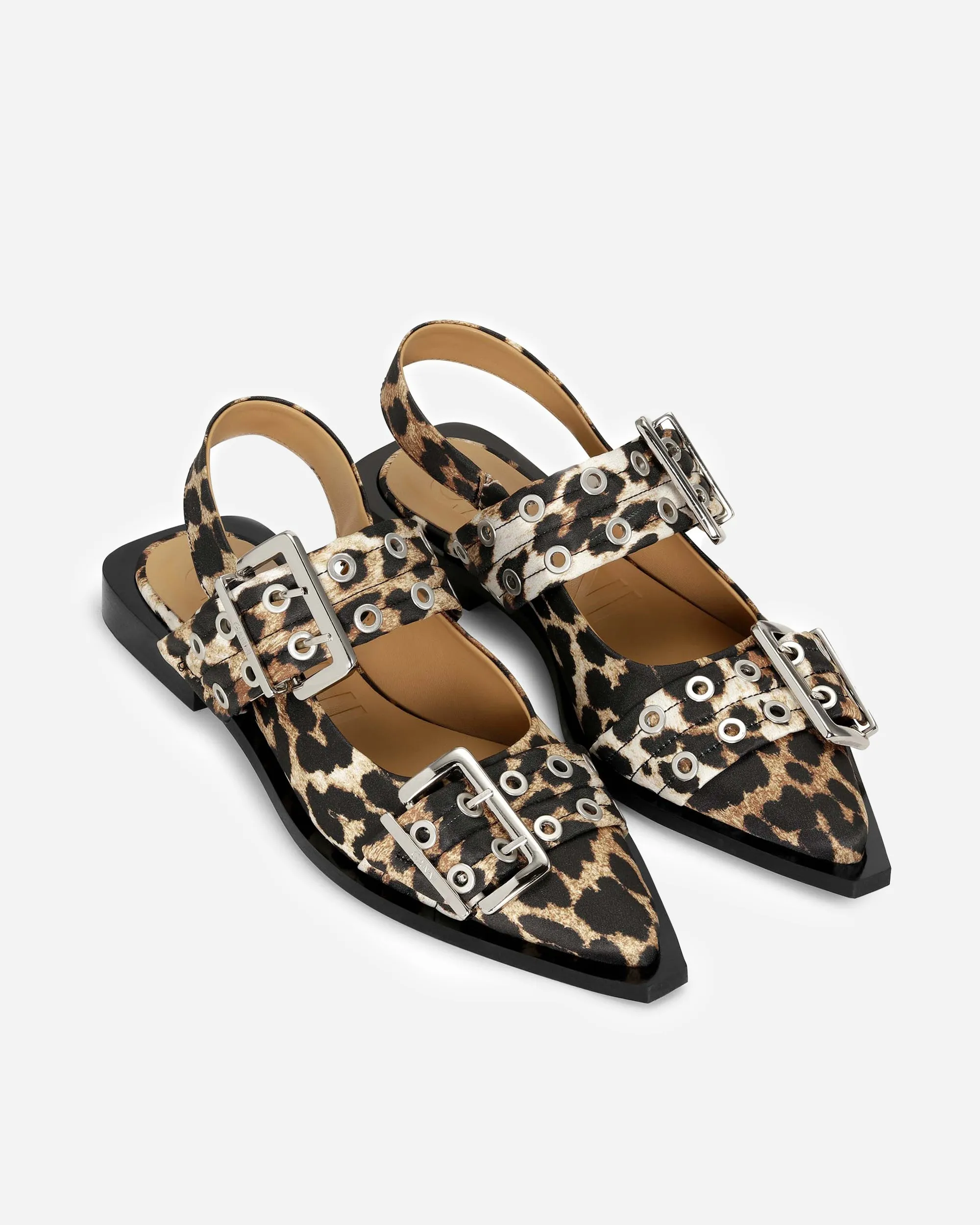 Feminine Buckle Ballerina