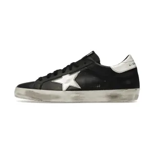 Golden Goose Super-Star Black White Leather