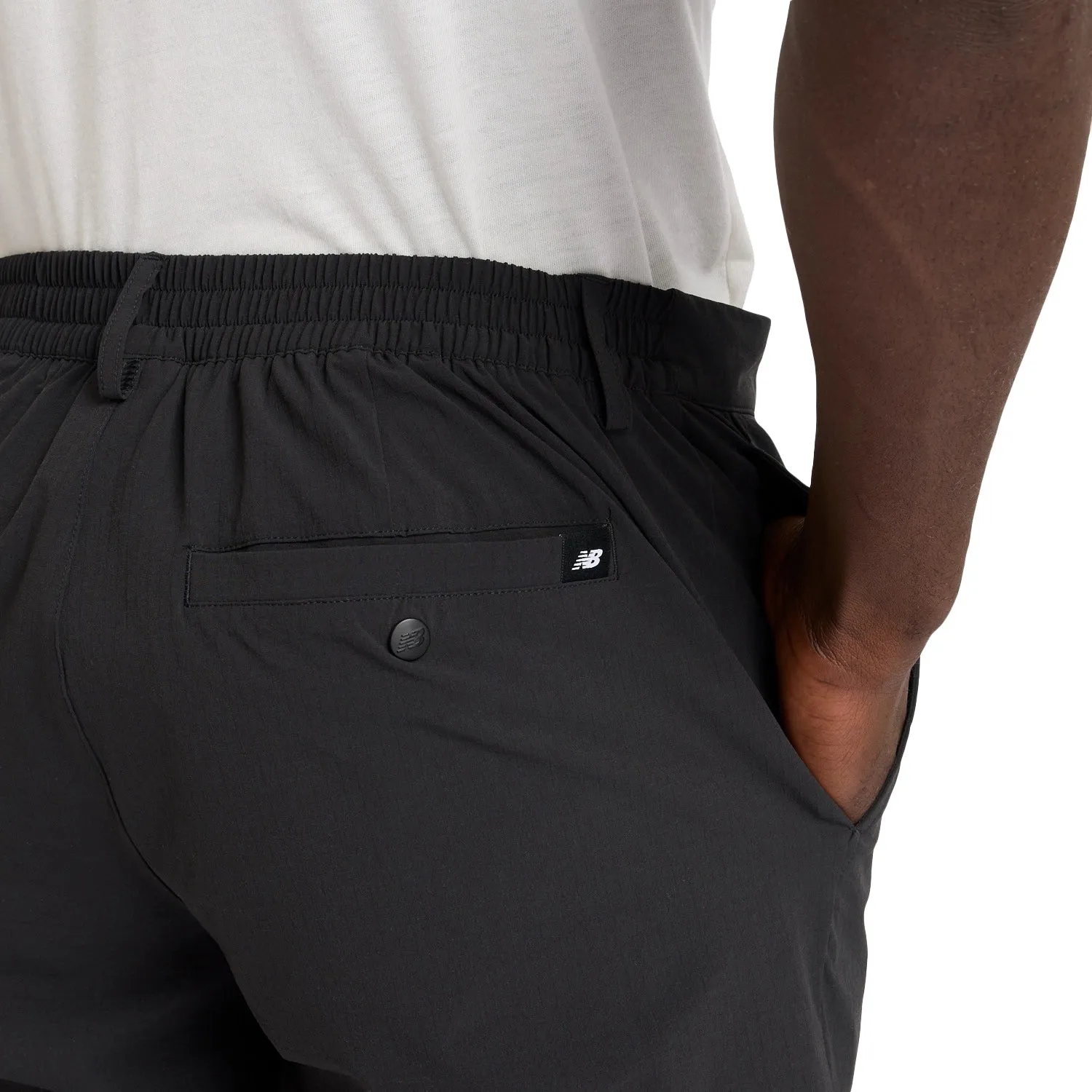 New Balance Men Athletics Ripstop Standard Tapered Pant 28 Black MP43550-BK