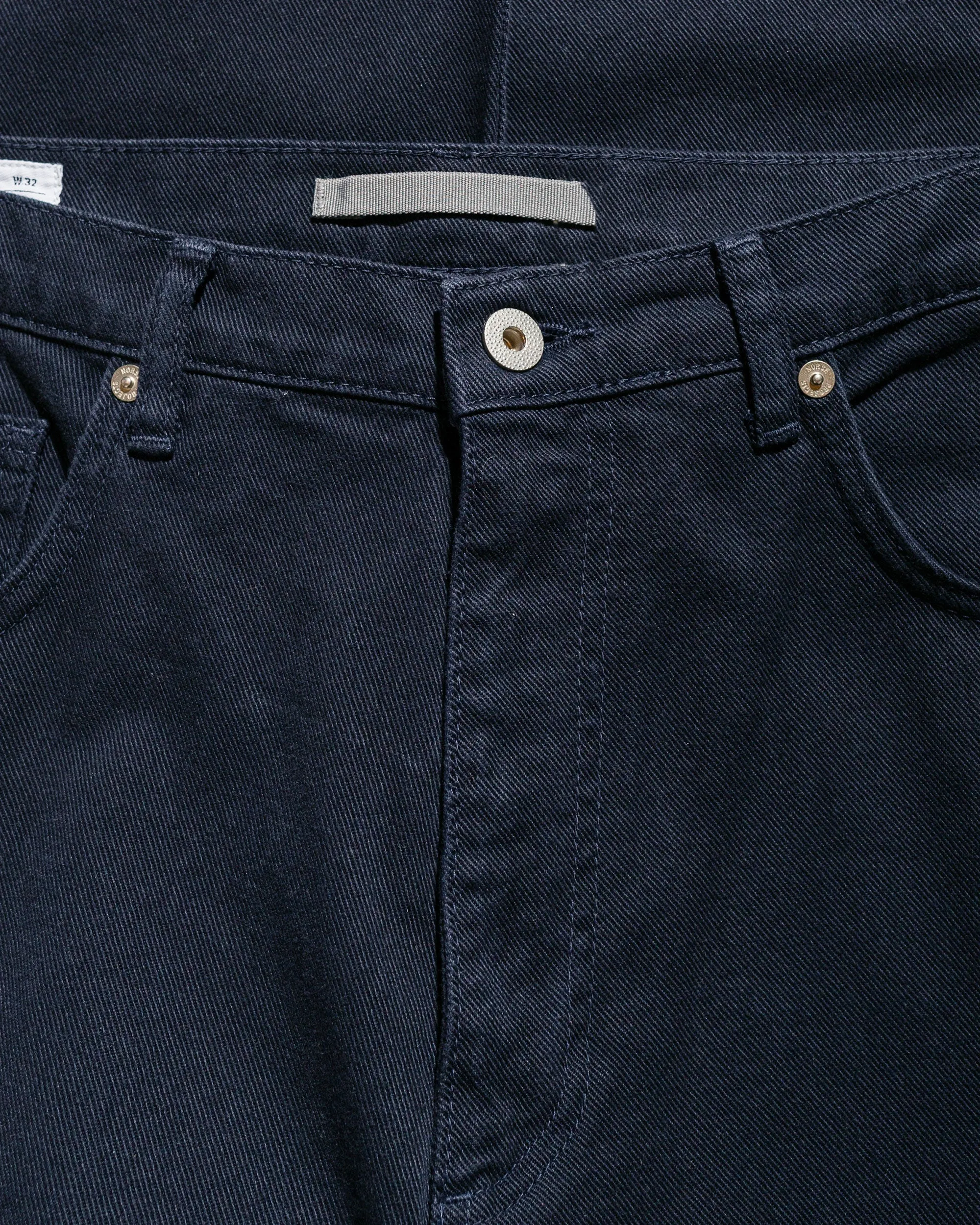 Norse Projects Mogens Relaxed 5 Pocket Heavy Twill Dark Navy