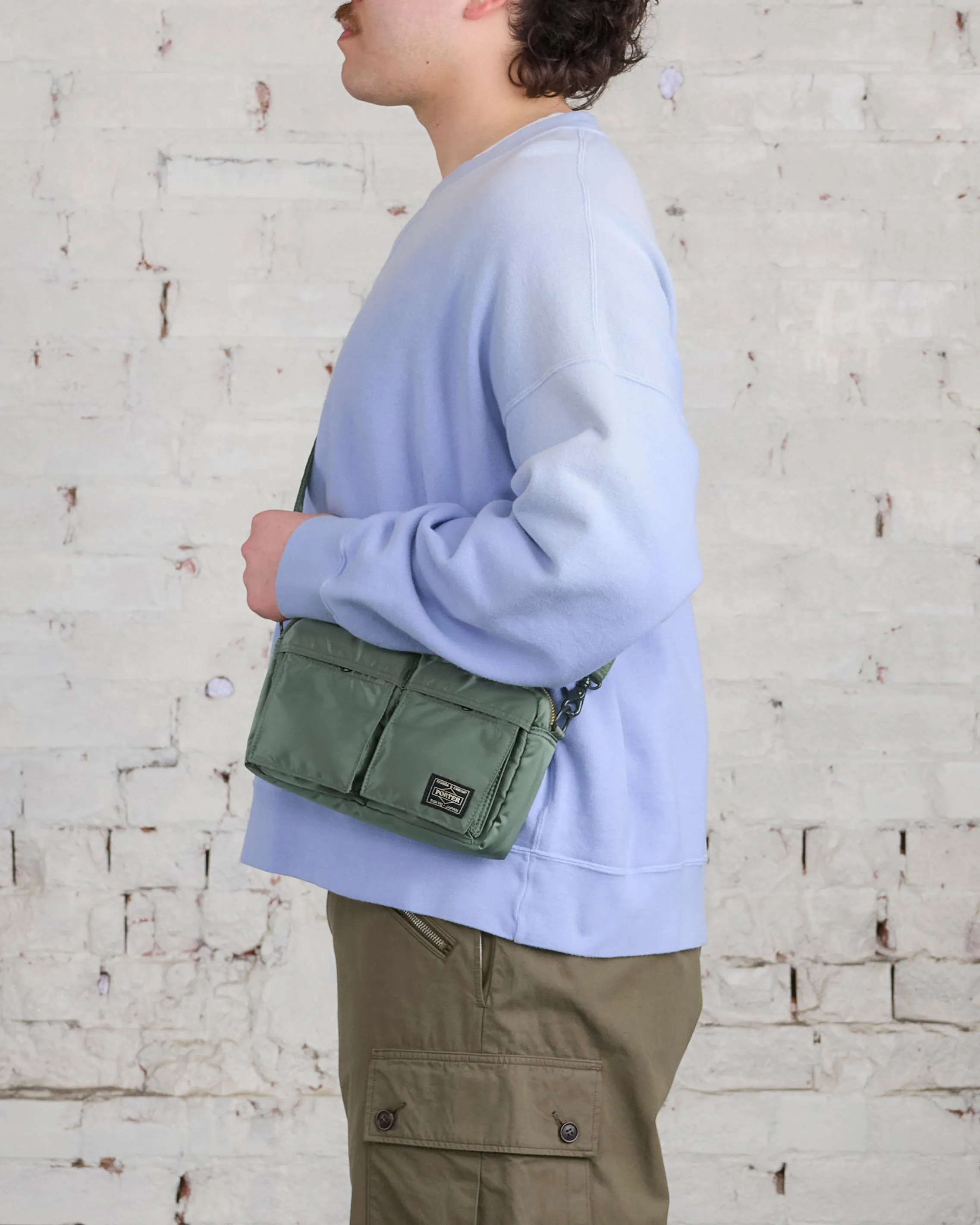 Porter Tanker Shoulder Bag Sage Green