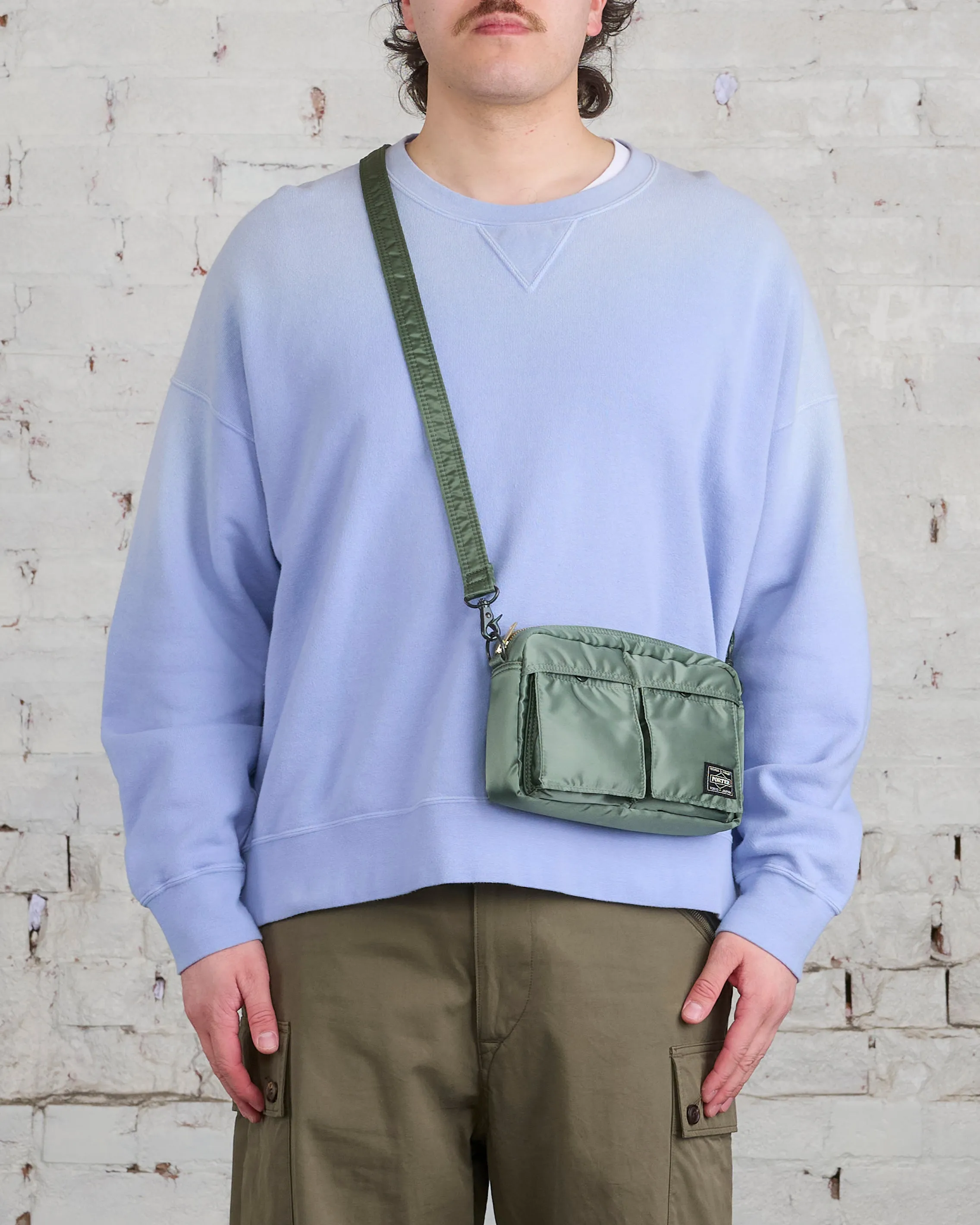Porter Tanker Shoulder Bag Sage Green