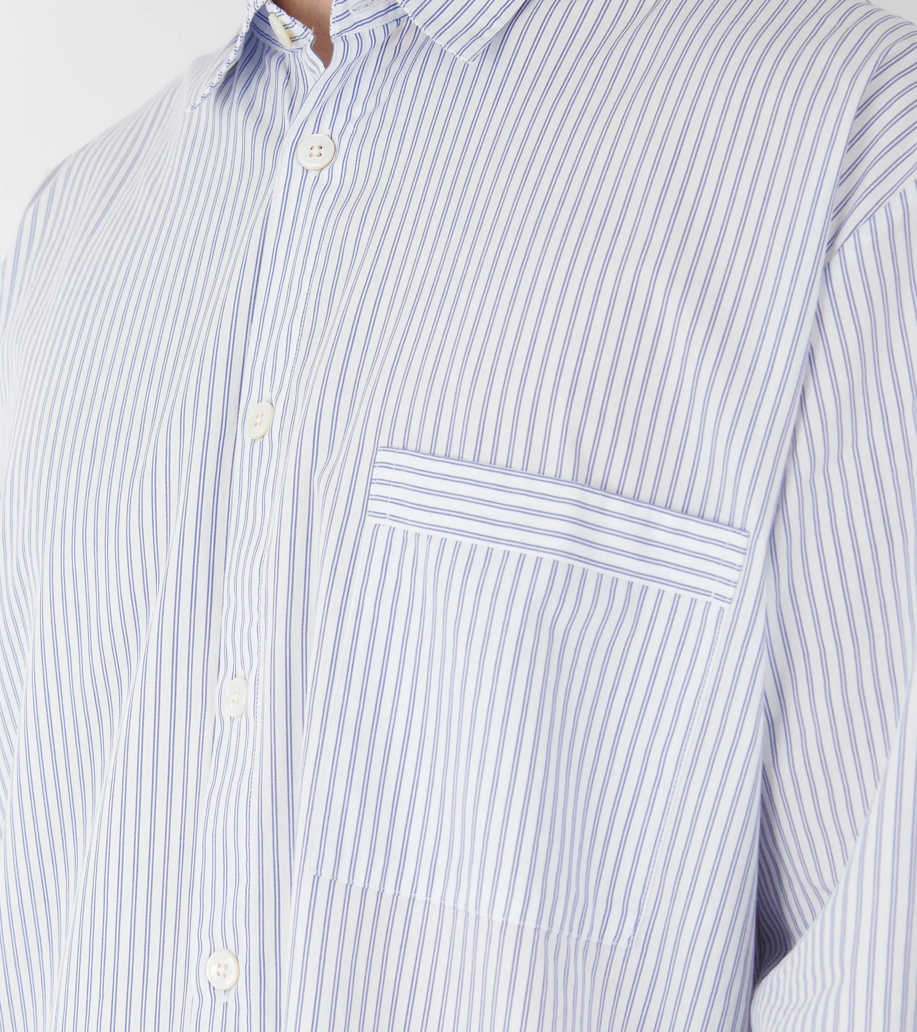 Pyjamas Relaxed Long Shirt Orchid Stripes