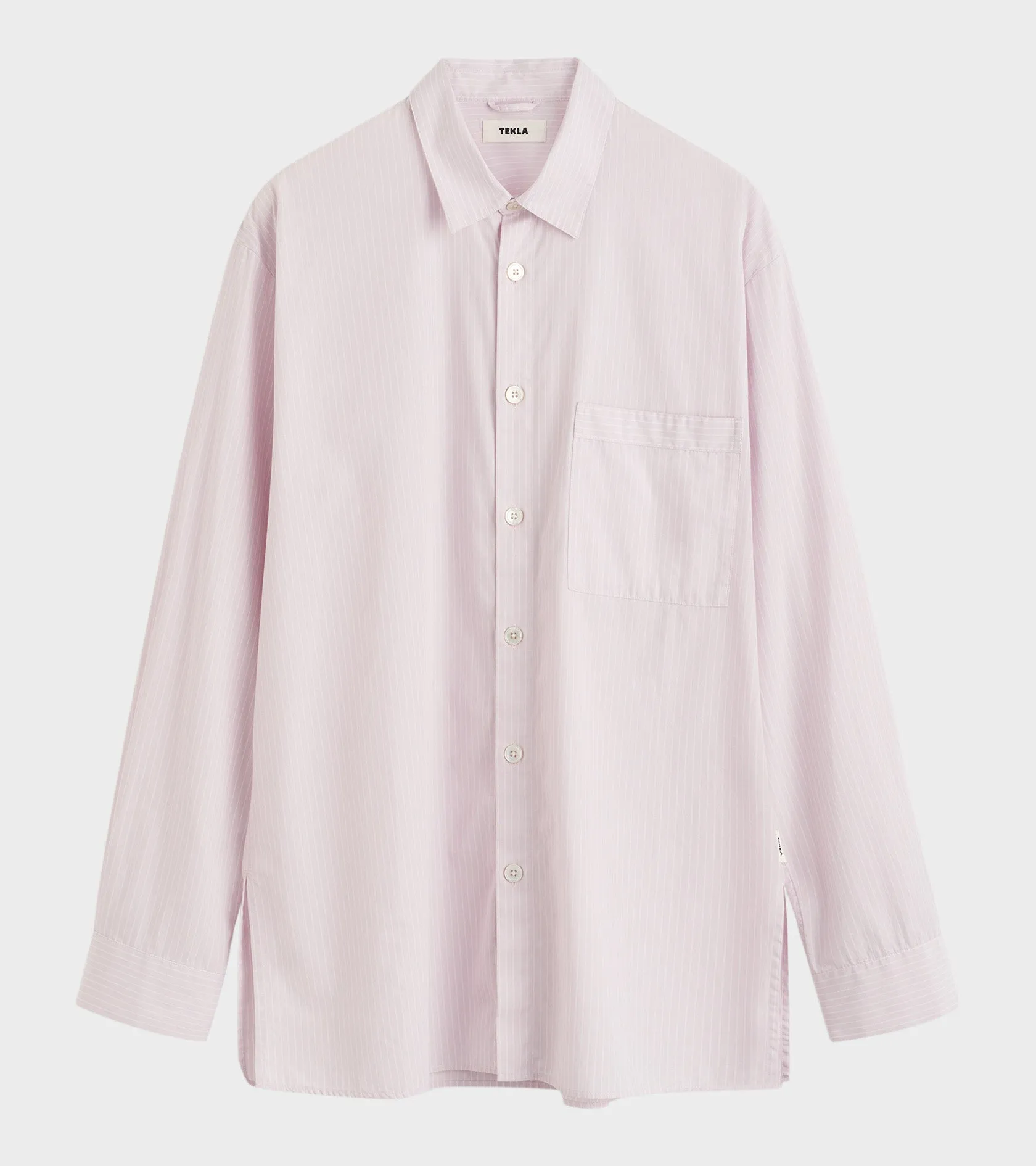 Pyjamas Relaxed Long Shirt Rosa Stripes