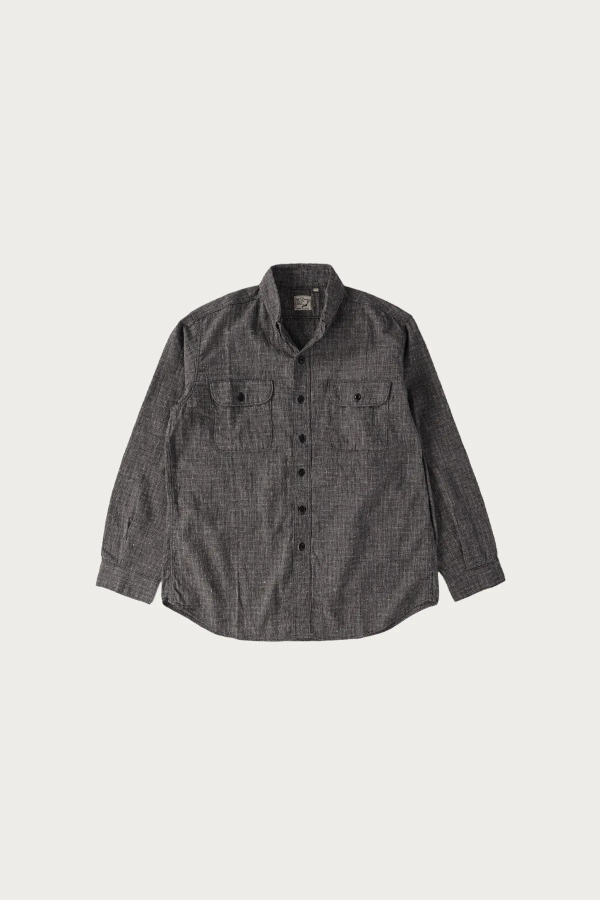 Relax Fit Work Shirt - Black Check