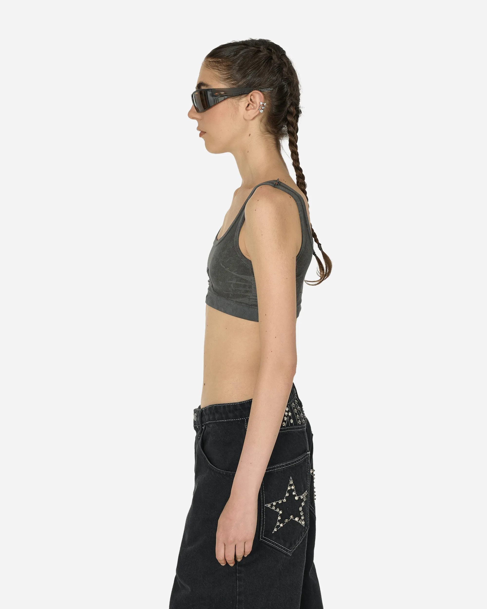 Ribbed Bralette Grey