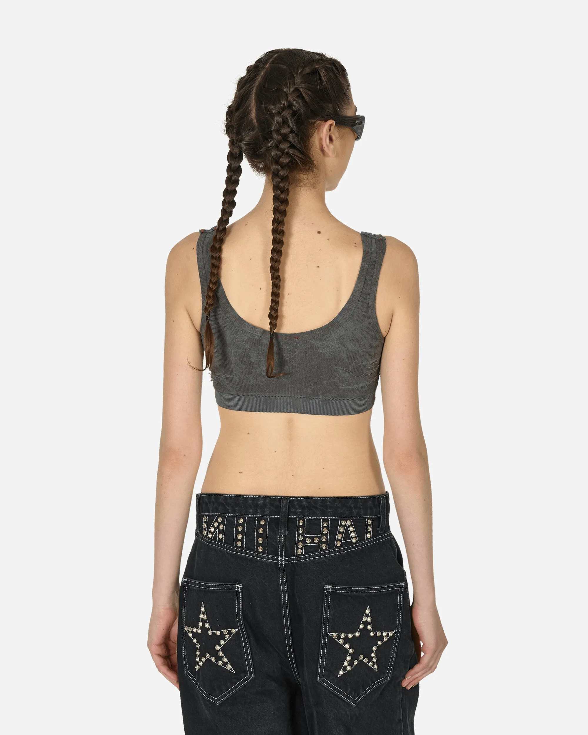 Ribbed Bralette Grey