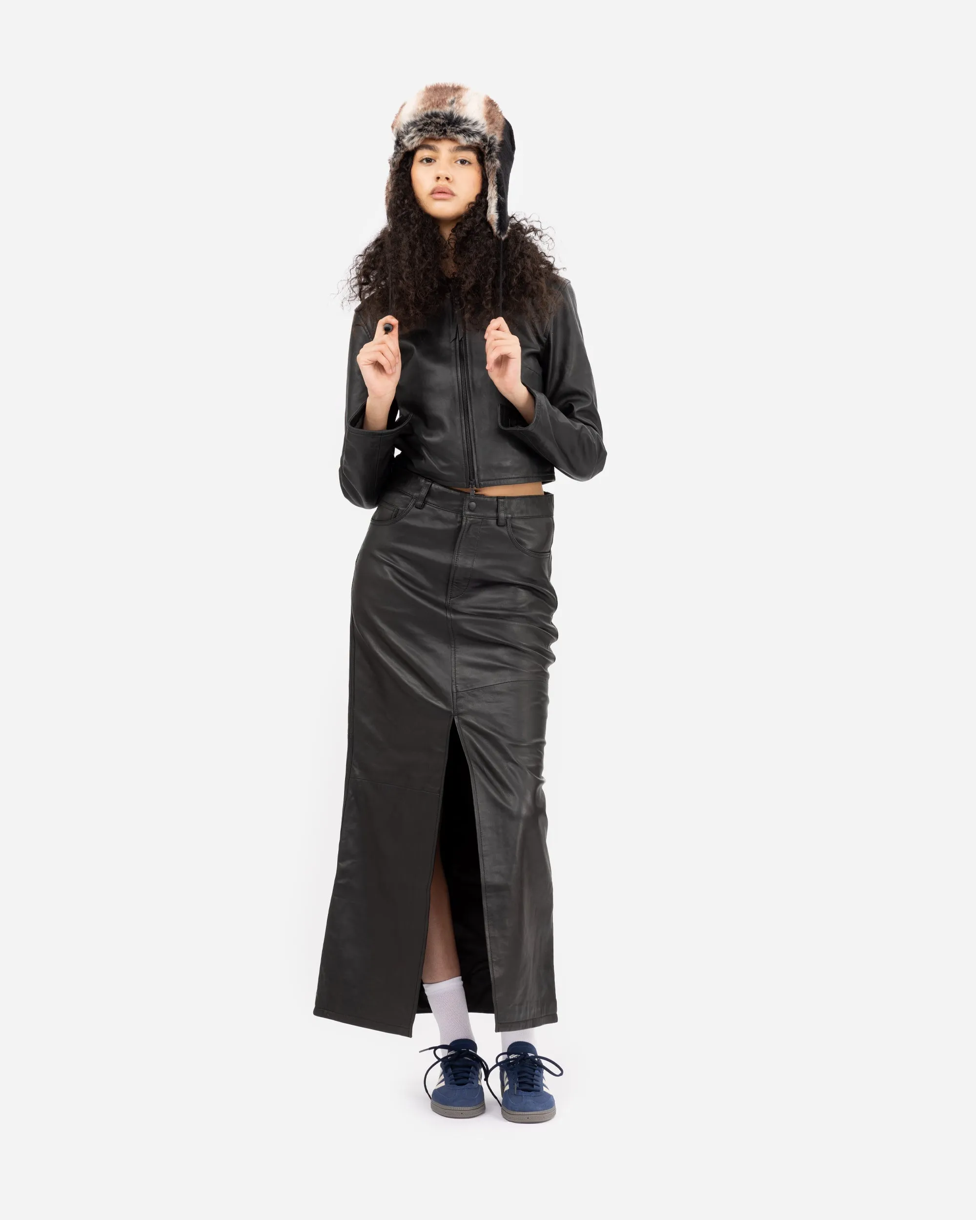 Roadie Leather Skirt