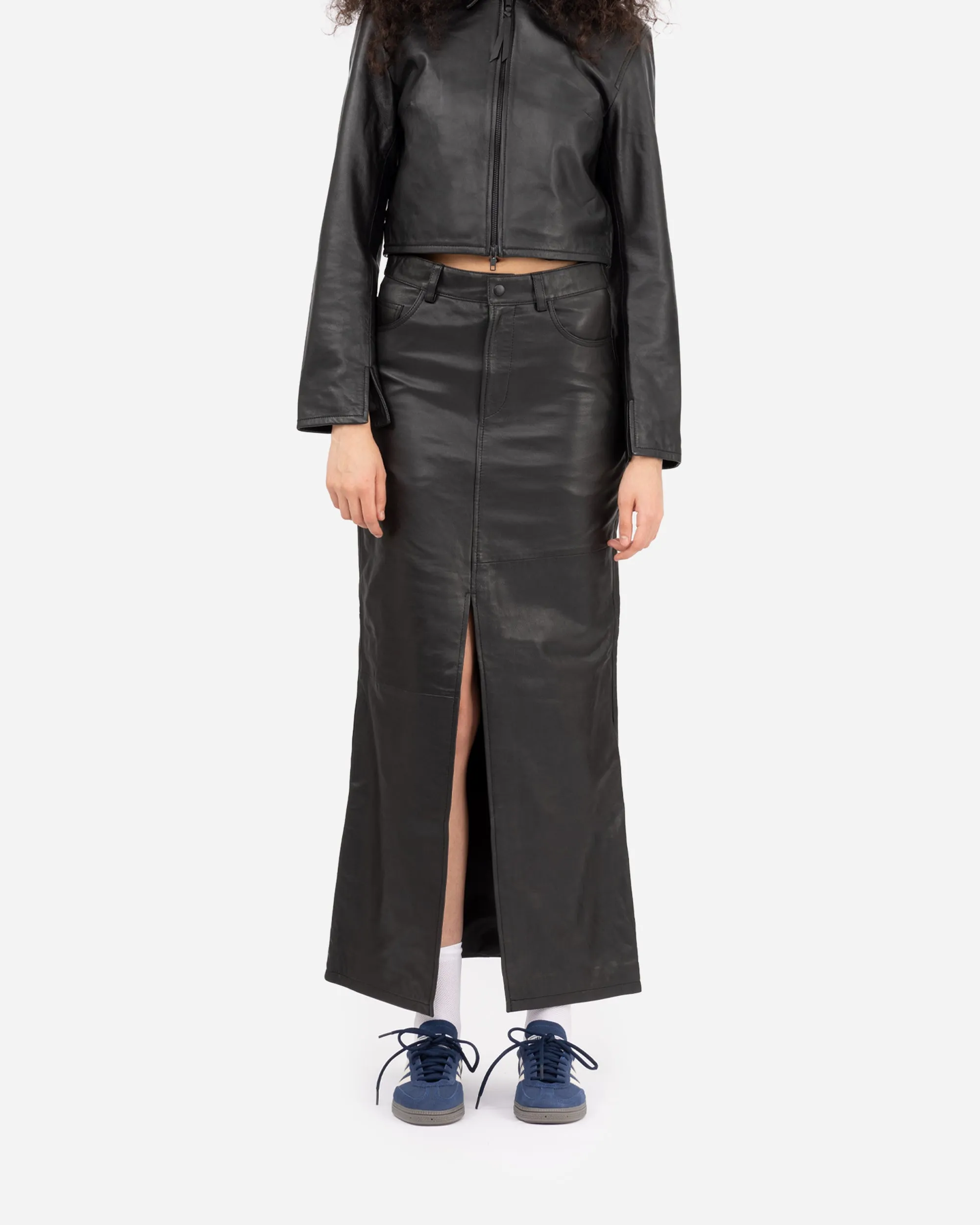 Roadie Leather Skirt