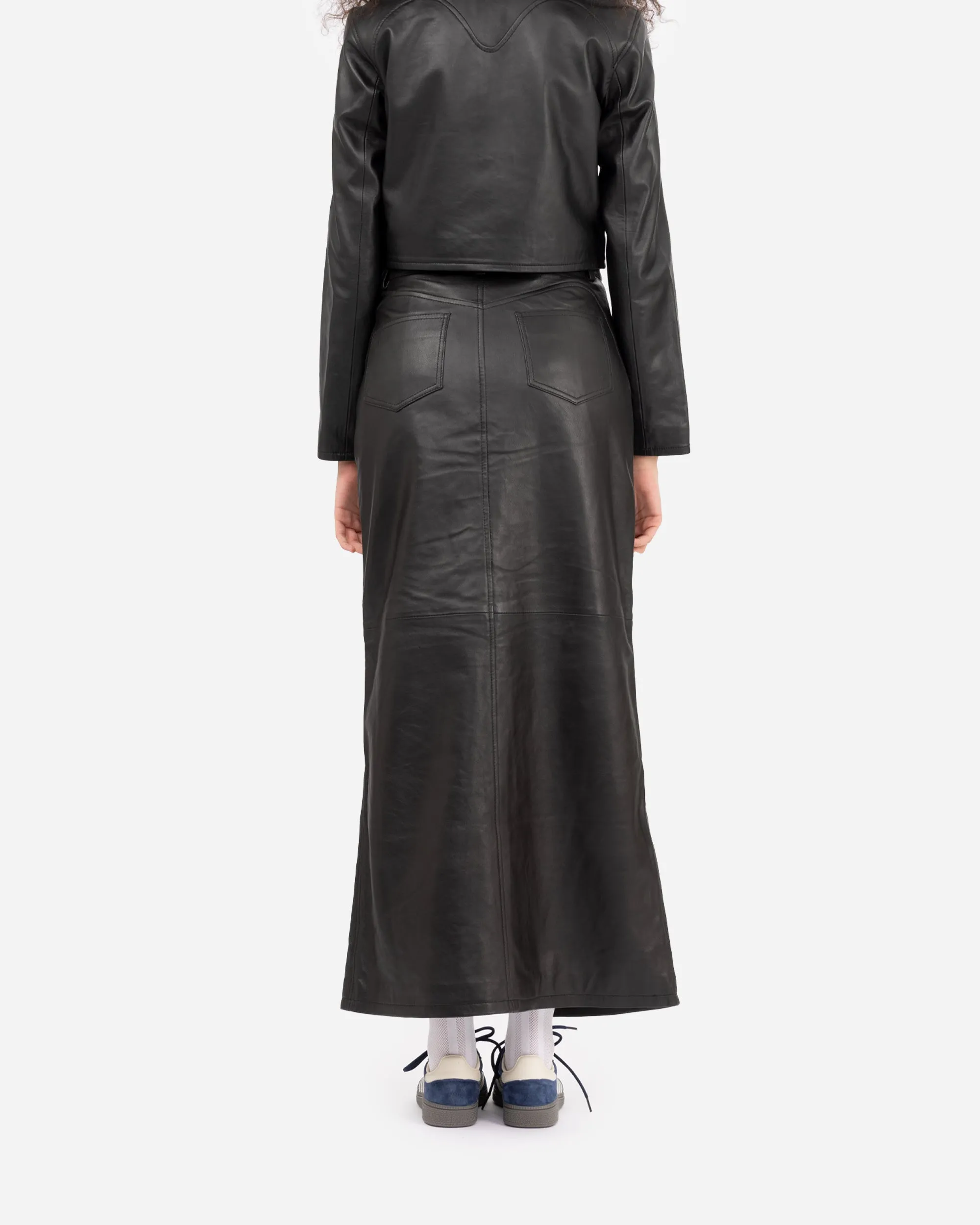 Roadie Leather Skirt