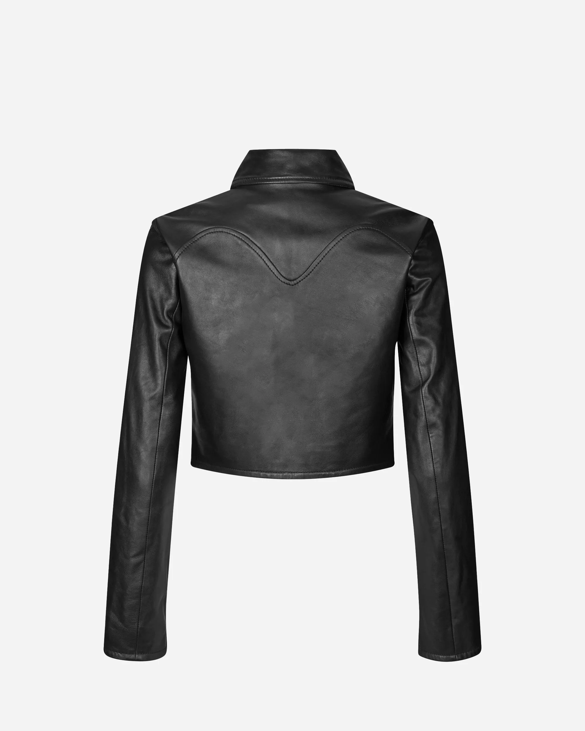 Roadie Leather Zip Blouse