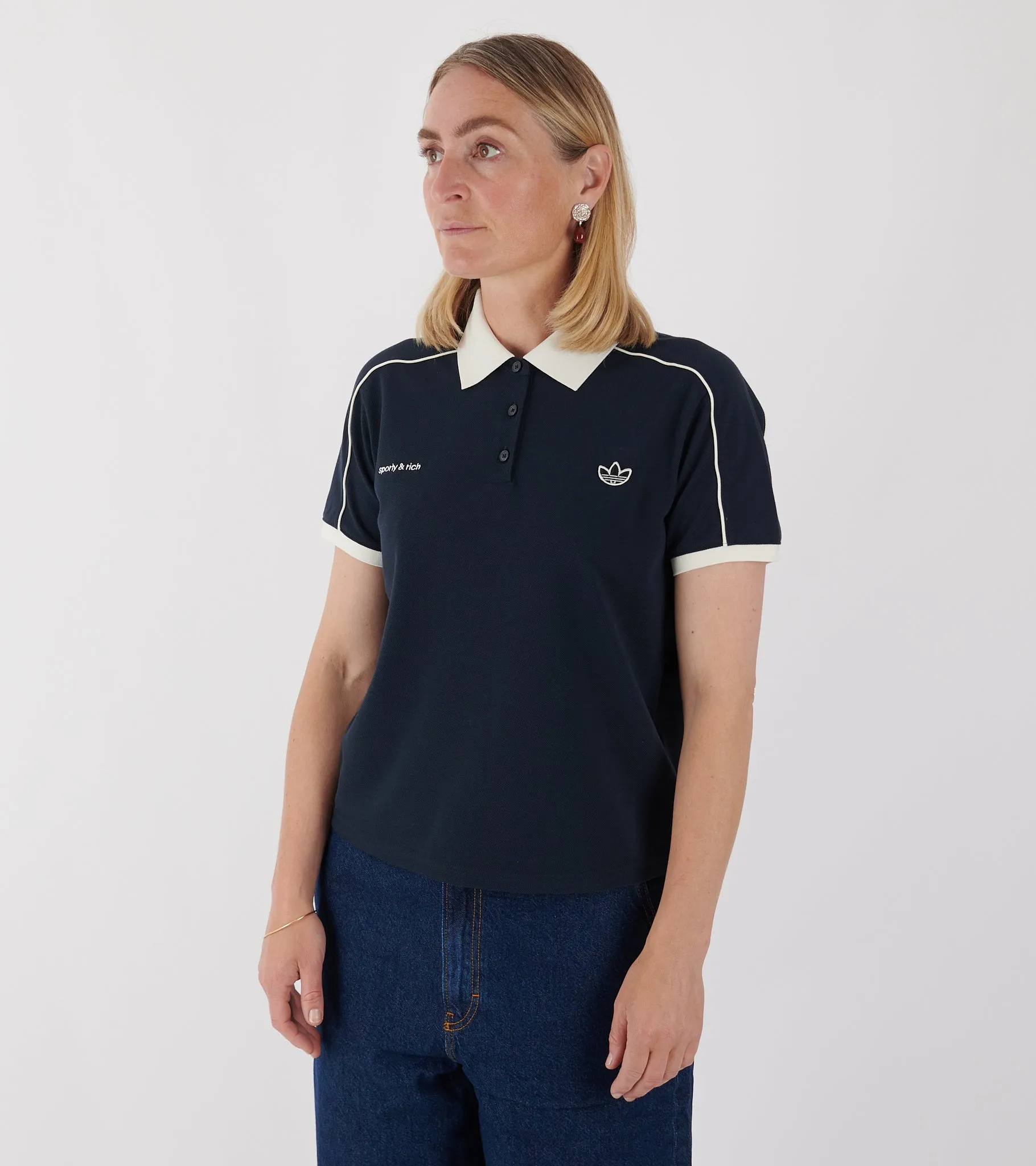 S&R Polo T-shirt Navy