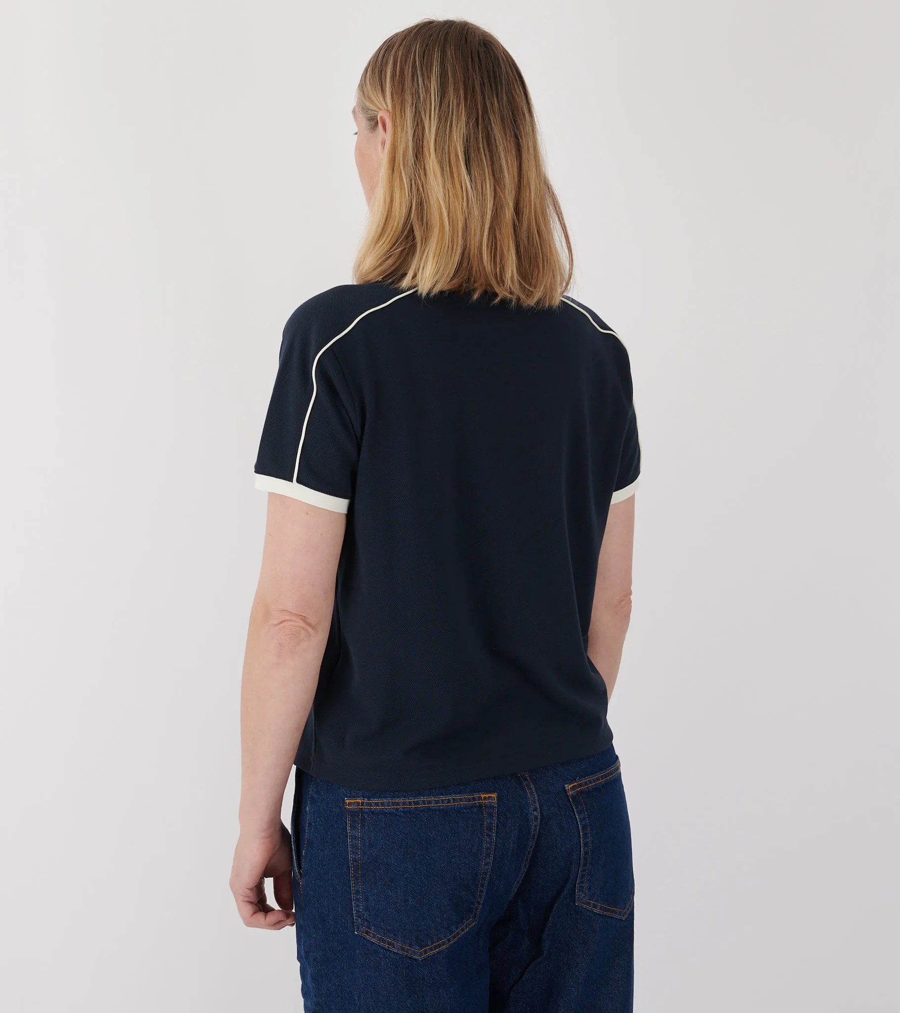 S&R Polo T-shirt Navy