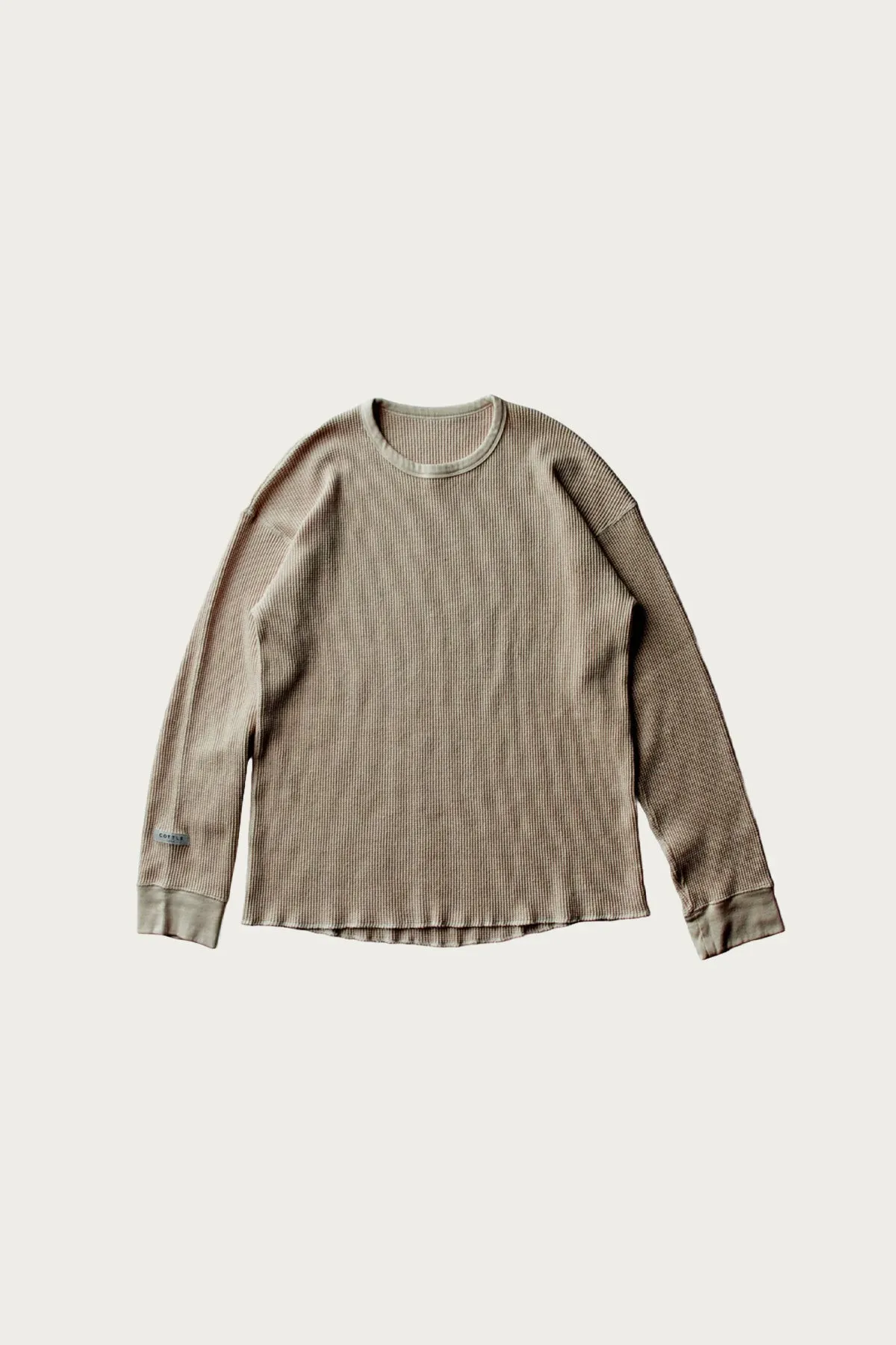 Silk Noel Organic Waffle Long Sleeve - Coffee