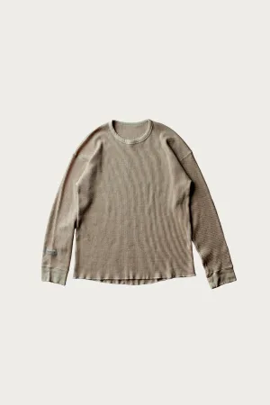 Silk Noel Organic Waffle Long Sleeve - Coffee