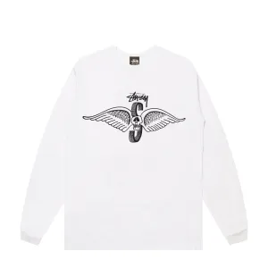 SKULL WINGS PIGMENT DYED LONG SLEEVE TEE