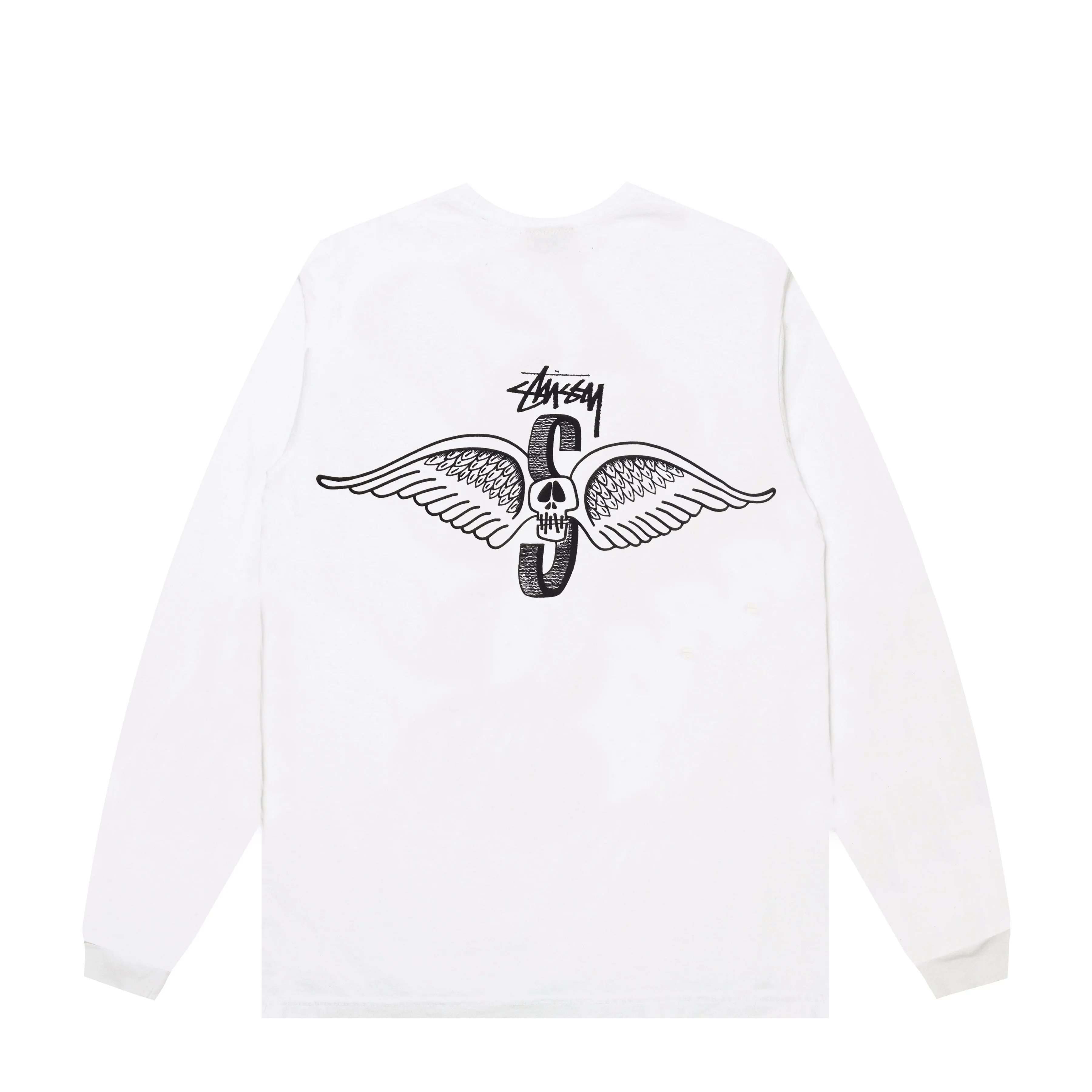 SKULL WINGS PIGMENT DYED LONG SLEEVE TEE