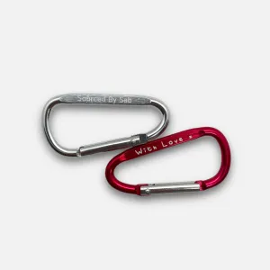 SourcedBySab 'With Love x' Carabiner