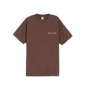 Sporty & Rich Syracuse Unisex T Shirt Brown