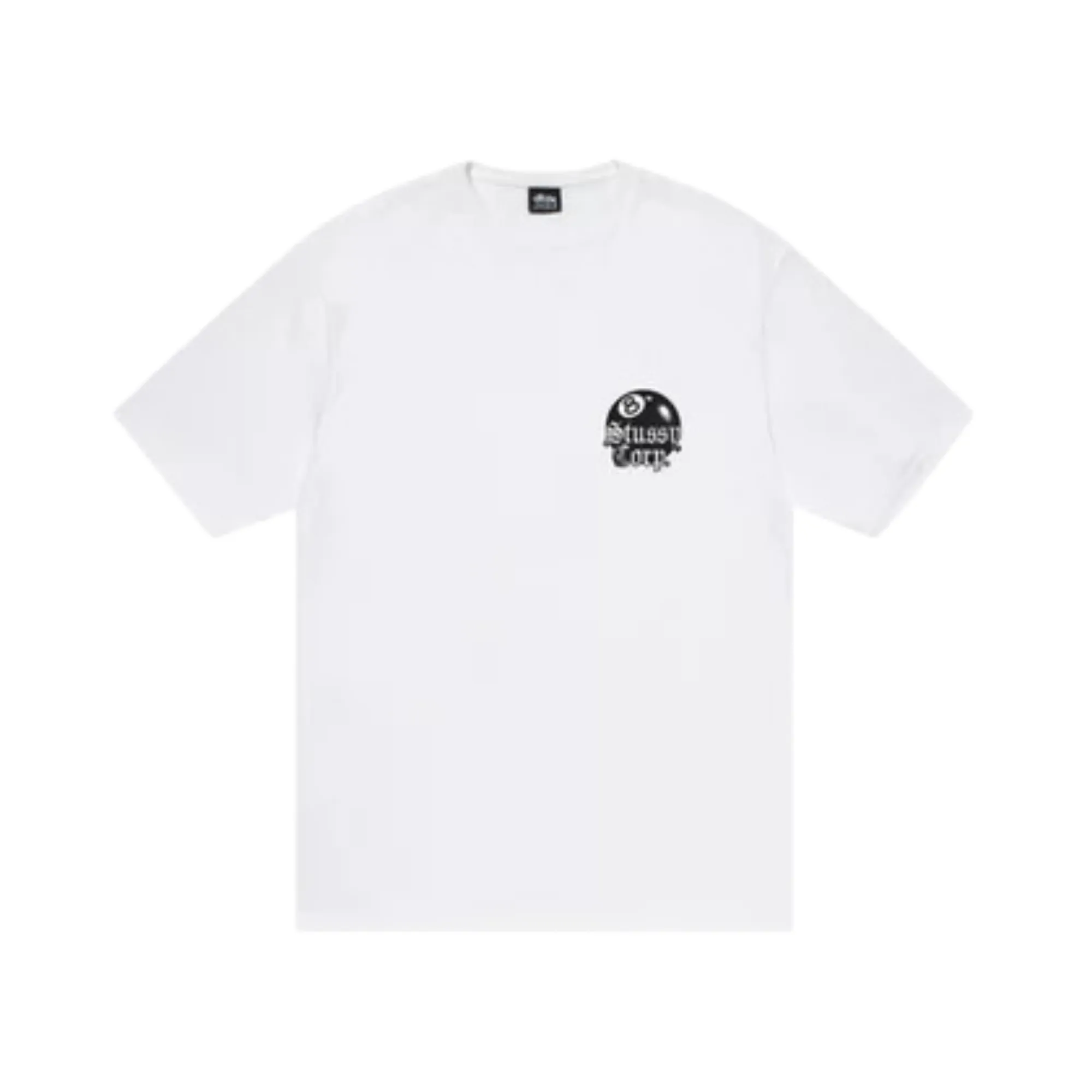 Stssy 8 Ball Corp. T-shirt White