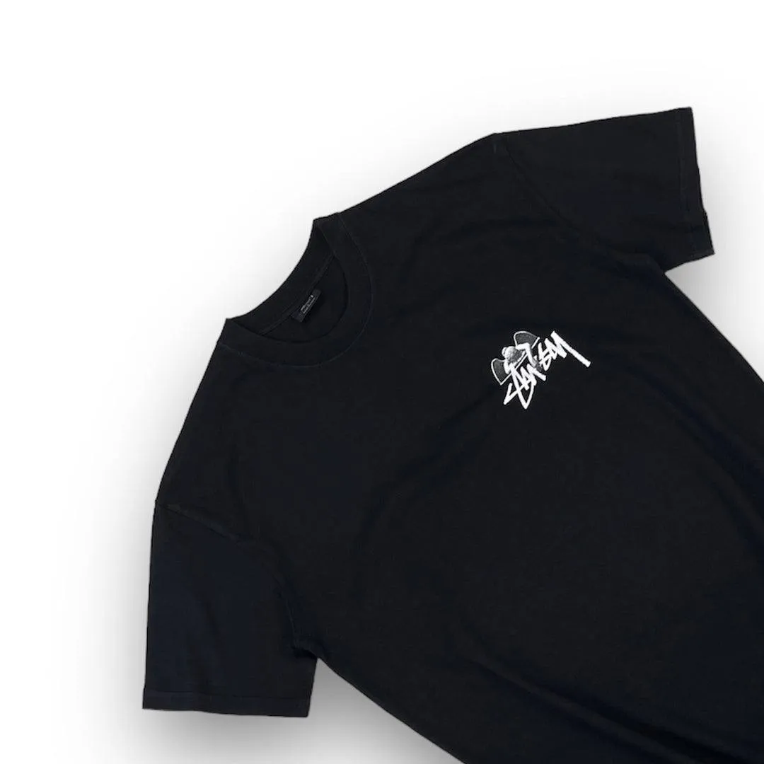 Stssy Black Angel Back Graphic