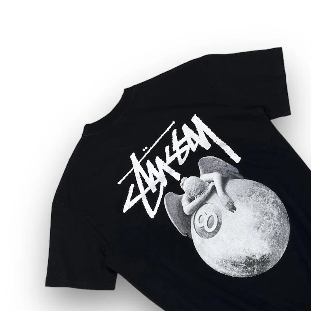 Stssy Black Angel Back Graphic