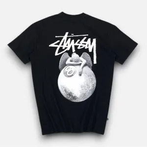 Stssy Black Angel Back Graphic