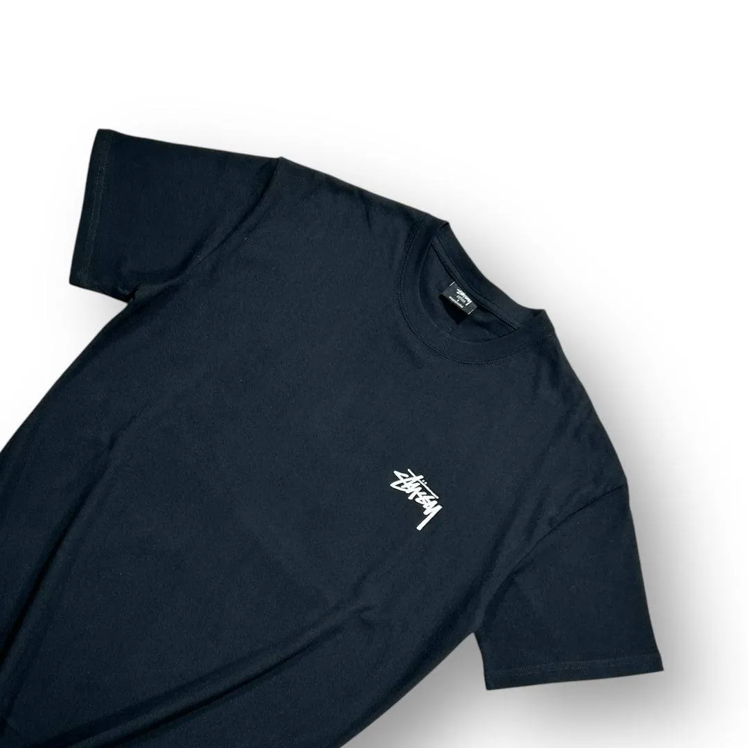 Stssy Black Beach Graphic T-shirt