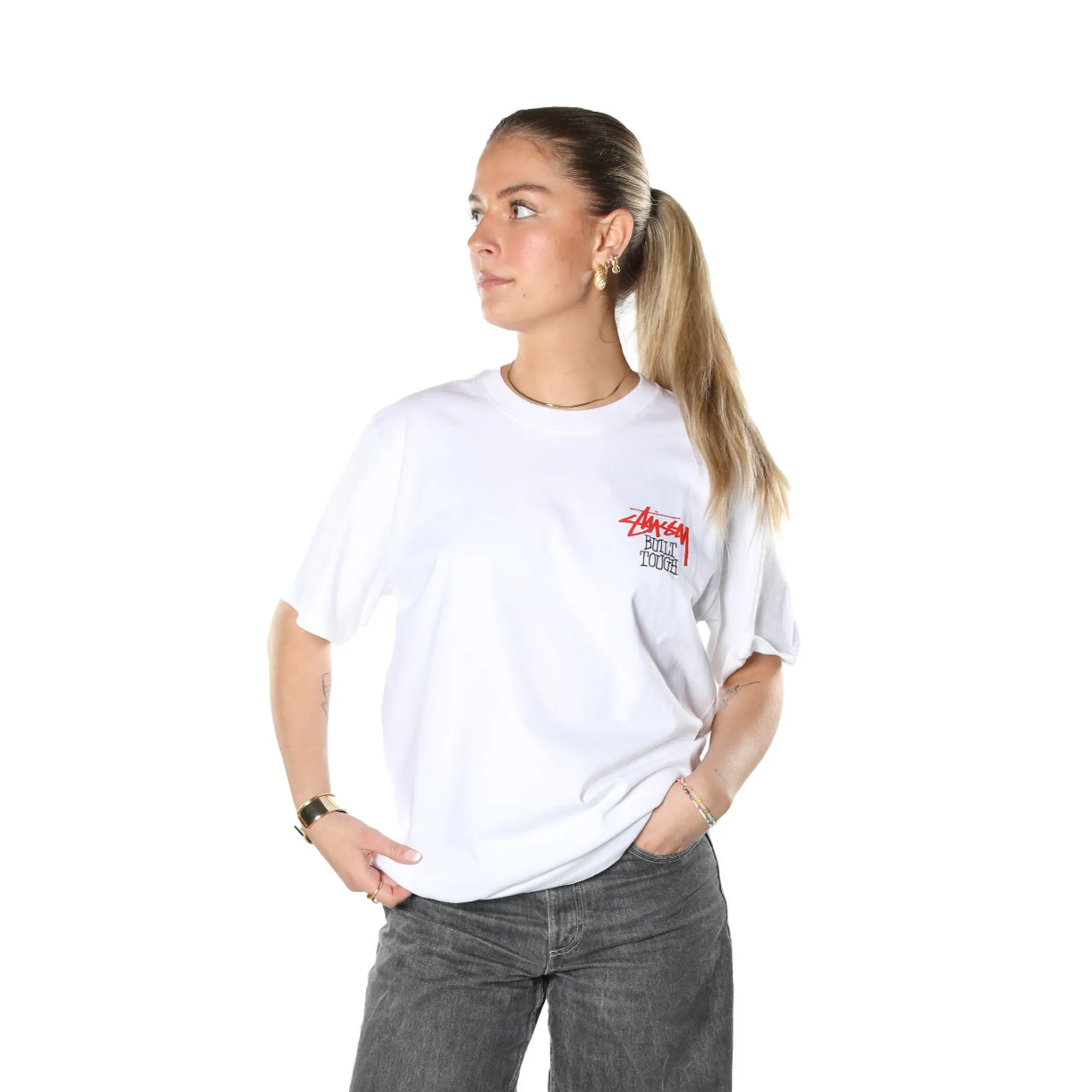 Stssy Built Tough T-shirt White